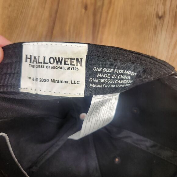 Halloween The Curse Of Michael Myers 2020 Movie Snapback Hat Black Horror Film - Picture 10 of 11